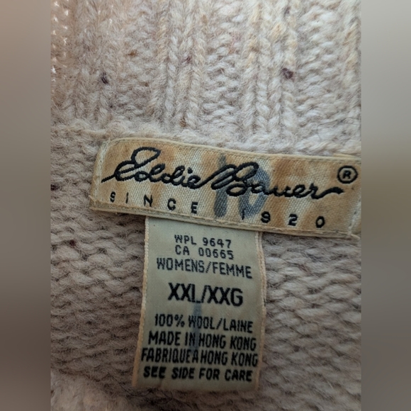 Vintage Eddie Bauer Made With 100% Wool - Picture 6 of 9